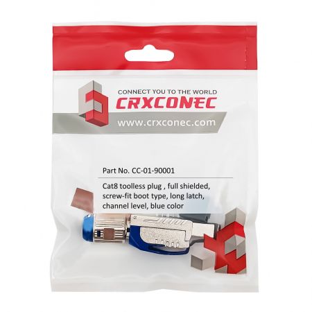 tas verpakking cat8 stp gereedschapsloze stekker